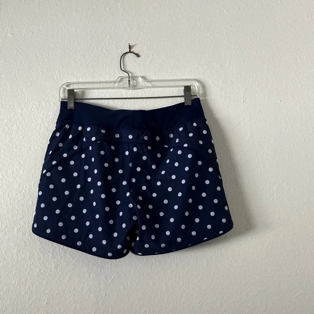 Blue Polka Dot Lands' End Bathing Suit Shorte